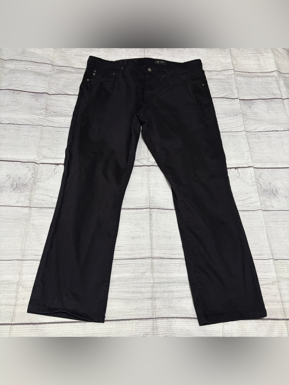 Adriano Goldschmied AG Everett Men’s Size 36x32 Slim Straight Jeans Black